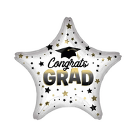 Congrats Grad Star Balloon 45cm