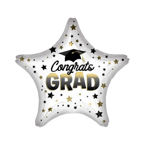 Congrats Grad Star Balloon 45cm