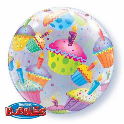 Cupcake Bubble Balloon 56cm