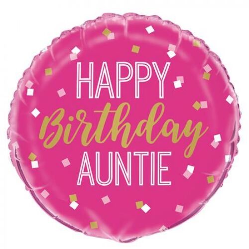 Happy Birthday Auntie 45cm