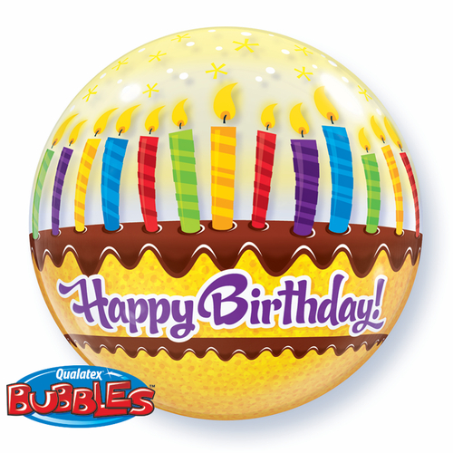 Happy Birthday Bubble Balloon 56cm